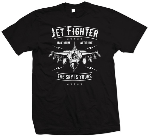 Jet fighter shirt plane - -,