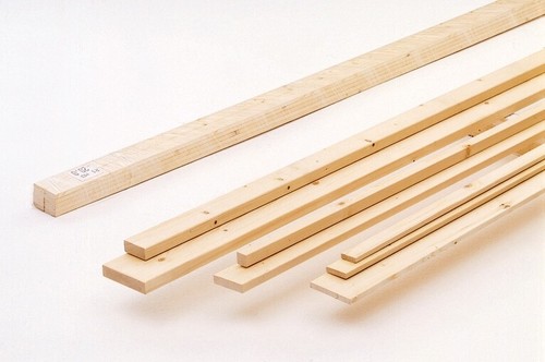 Listello legno abete piallato - listello,