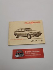 Libretto Uso e Manutenzione