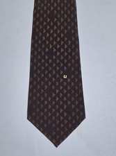 Cravatta Vintage anni '80 EMANUEL UNGARO Paris, 100% Seta, cm. 138 x 10