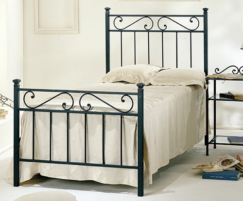 Letto ferro battuto tevere - letto,