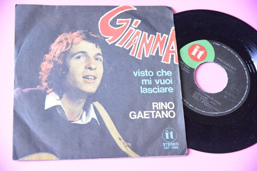 Rino gaetano gianna - gaetano, 7"