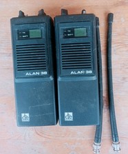 Midland CTE Alan 38 Portable Transceiver Retro CB Radio (non funzionanti)