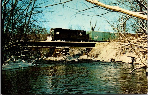 Cartolina penn central geep - penn,