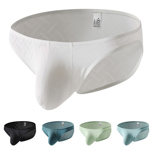 Slip uomo seta - ghiaccio, per