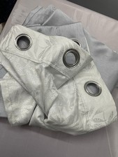 5 tende arredo bianco grigio. Misure:140x288, 140x288, 139x289, 139x285, 139x288