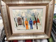 Quadro Dipinto Su Tela Da