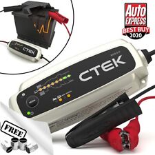 CTEK MXS 5.0 12v 5A Auto Bicicletta Van Barca 8 Step Caricabatteria Automatico Intelligente + CP