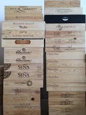 3x Cassetta Vino Legno 6