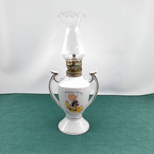Lampada olio porcellana - ad,