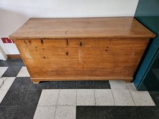 Cassapanca Antica legno epoca inizi '900 completa chiave serratura arte povera