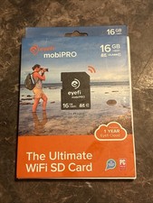 eye-fi mobi 16 GB SDHC SD Scheda di Memoria WiFi Classe 10 *TRASFERIMENTO AUTOMATICO IMMAGINE