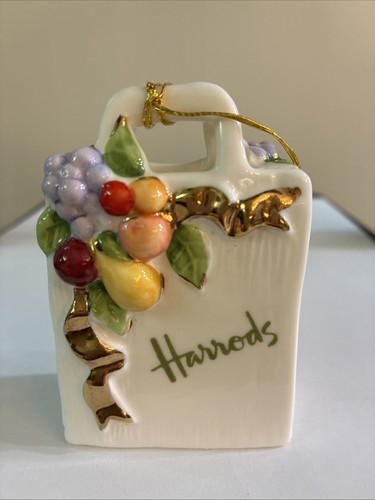 Harrods shopping bag ornamento - harrods,