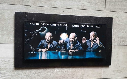 Quadro legno omaggio a - quadro,