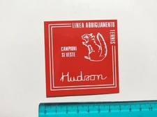 HUDSON TENNIS CLOTHING STICKER