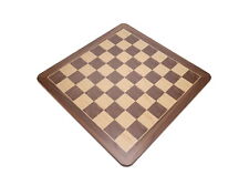 Scacchiera Deluxe in Legno di Radice di Noce con Angoli Arrotondati 19 pollici