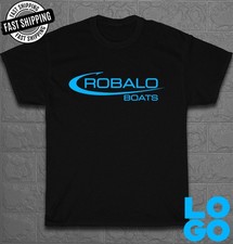 T-shirt divertente uomo logo Robalo Boats nuova made in USA taglia dalla S alla 5XL