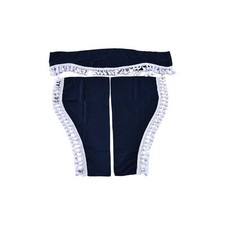 Tende in velluto blu con