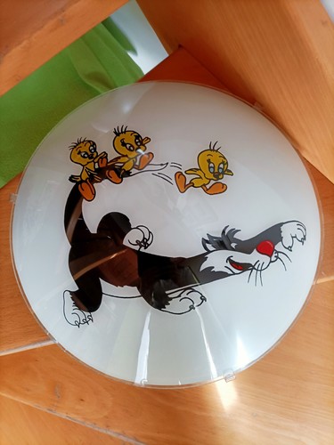 Plafoniera vetro con - plafoniera, titti