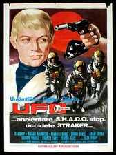 UFO ANNIENTARE SHADO STOP UCCIDERE STRAKER poster manifesto Ed Bishop Sci-fi E22