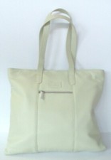 Borsa con manici in pelle  di