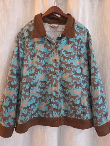 Giacca western stampa cavallo - western,