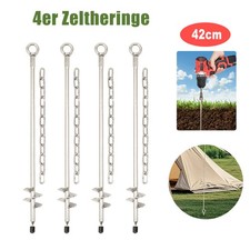 4 anelli per tenda 42 cm