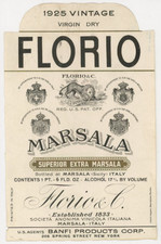 1930s Florio & Co Marsala Wine