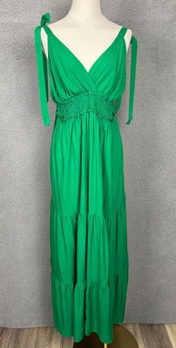 Maxi abito verde deepself - abito,