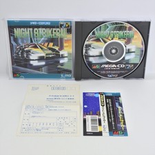 Mega CD NIGHT STRIKER Spine * 3218 Sega mcd