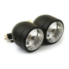 Faro moto nero - fanale, x