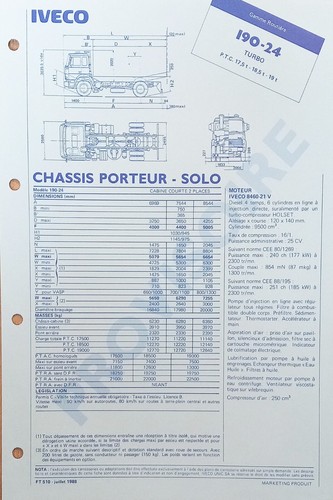 Iveco 190 turbo 07 88 - turbo, 07/88