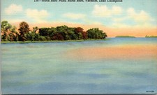 Postcard North Hero Point, North Hero, Vermont, Lake Champlain - 1940