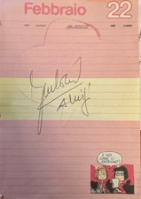 AUTOGRAFO DI GIANNI MORANDI SU