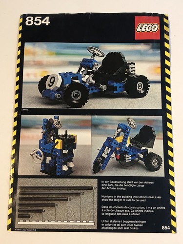 Lego 854 kart 1978 - go,
