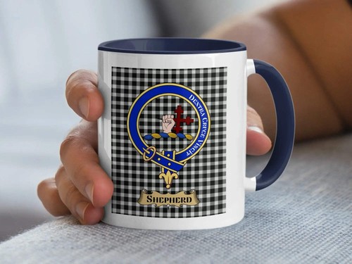 Tazza shepherd clan crest - shepherd,