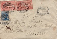 Busta lettera espresso 1924 - lettera,