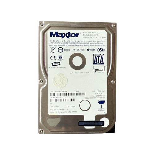 Disco rigido maxtor maxline - disco,