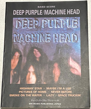 Deep Purple Machine Head Band Score Japan Guitar Bass Drums Vocal TAB Music Book