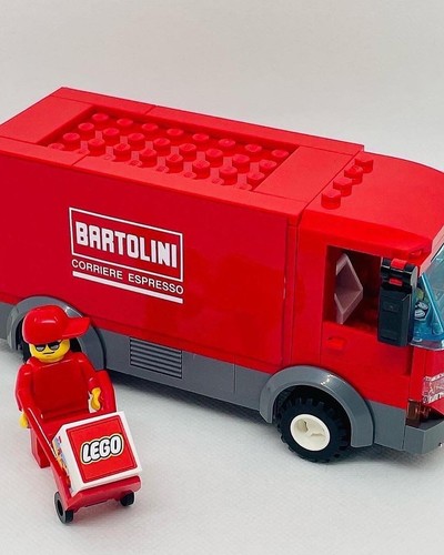 Furgone lego sda - gls, bartolini