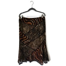 Gonna midi M&S stampa