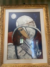 DIPINTO OLIO SU TELA BRUNO