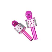 Microfono Wireless pink WS-858