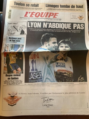 Equipe journal 02 1995 - l'equipe, 13/02/1995