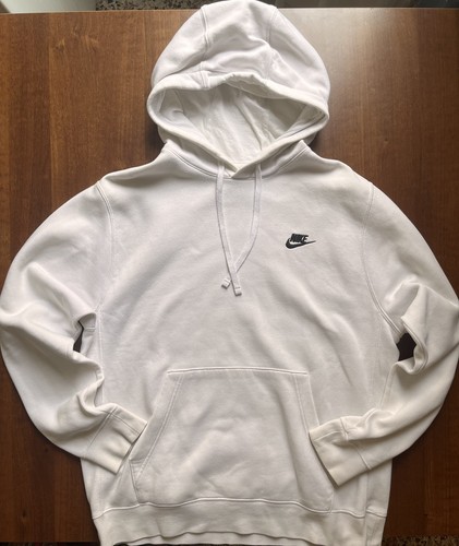 Felpa nike cappuccio bianca - cappuccio,