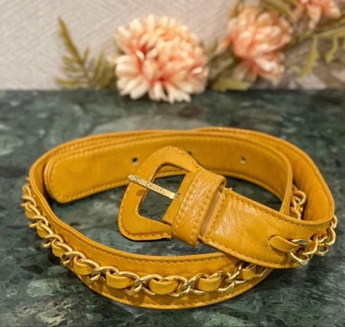 Chanel catena cintura pelle - catena, di