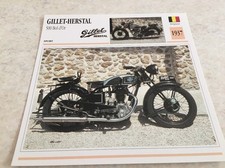 Porta Carte Motocicletta Gillet Herstal 500 Ciotola Dorata 1937 Collezione Atlas