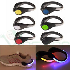 Kit 2x luce led luci scarpa scarpe sport jogging corsa notte visiblità sicurezza