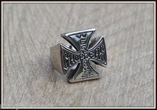 Anello sigillo croce malta - anello,