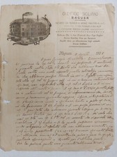 40593 125/crt - Fattura Oleificio Siciliano - Ragusa  1908